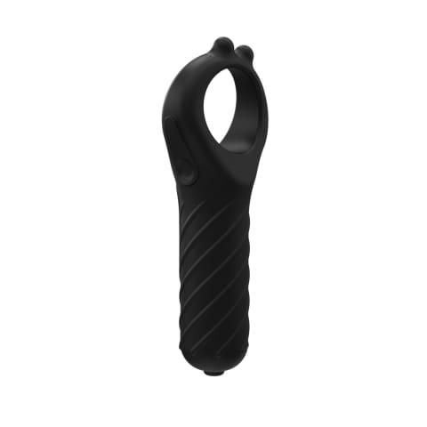 ⁨Bathmate Vibe Edge silikonowy pierścień z systemem wibracji, czarny⁩ w sklepie Wasserman.eu