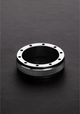 ⁨Steel - Pierścień anatomiczny z 11 otworami wentylacyjnymi 55 mm⁩ w sklepie Wasserman.eu