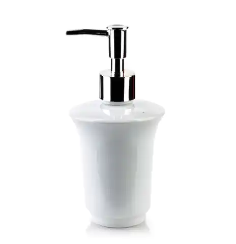 ⁨BASIC Soap dispenser 9x9x18cm 200ml⁩ at Wasserman.eu