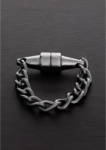 ⁨Steel Mini - magnetyczny zacisk z łańcuszkiem - stalowy, 1 sztuka⁩ w sklepie Wasserman.eu