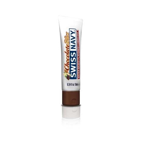⁨Swiss Navy Lubrykant smak czekolady 10 ml butelka podrożna⁩ w sklepie Wasserman.eu