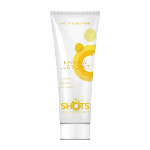⁨Shots Lubes Banana - żel intymny smakowy na bazie wody 100 ml⁩ w sklepie Wasserman.eu