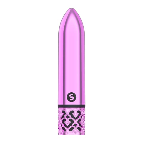 ⁨Shots Royal Gems Glamor - kompaktowy wibrator z akumulatorem, złoty⁩ w sklepie Wasserman.eu