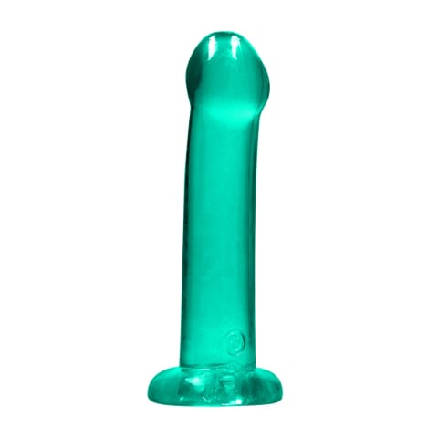 ⁨RealRock Crystal Clear model z przyssawką, gładki 17 cm⁩ w sklepie Wasserman.eu