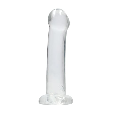 ⁨RealRock Crystal Clear Model 17 cm z przyssawką - transparentny⁩ w sklepie Wasserman.eu