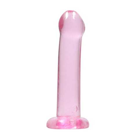 ⁨RealRock Crystal Clear model 17 cm z przyssawką - przezroczysty⁩ w sklepie Wasserman.eu