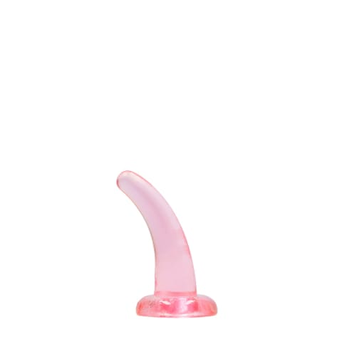 ⁨RealRock Zakrzywiony model z przyssawką 11,5 cm przezroczysty⁩ w sklepie Wasserman.eu