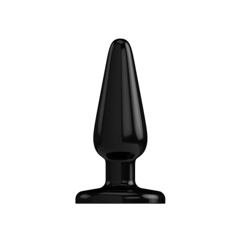 ⁨EasyToys Plug anatomiczny 10 cm z mocną przyssawką czarny⁩ w sklepie Wasserman.eu