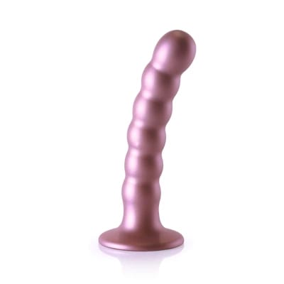 ⁨Ouch! Silikonowy model koralikowy z przyssawką 13 cm metaliczny⁩ w sklepie Wasserman.eu