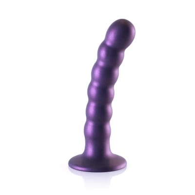 ⁨Ouch! silikonowy model koralikowy z przyssawką 13 cm, metaliczny⁩ w sklepie Wasserman.eu