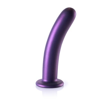 ⁨Ouch! Smooth Silicone Model 17 cm z przyssawką, metaliczny kolor⁩ w sklepie Wasserman.eu