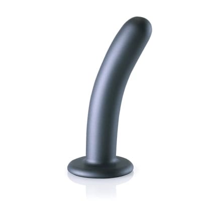 ⁨Ouch! Smooth Silicone Model 14,5 cm z przyssawką, metaliczny kolor⁩ w sklepie Wasserman.eu