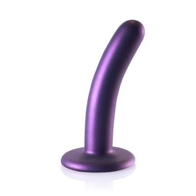 ⁨Ouch! Smooth Silicone 12 cm - Model z przyssawką, metaliczny kolor⁩ w sklepie Wasserman.eu