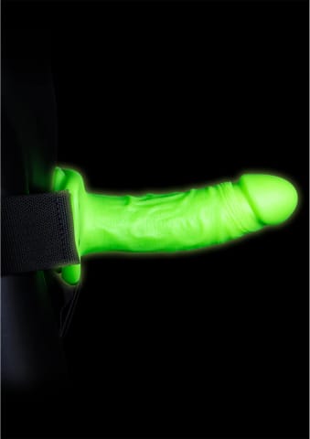 ⁨Ouch! Glow in the Dark uprząż z paskiem, świecąca, 18 cm, zielona⁩ w sklepie Wasserman.eu