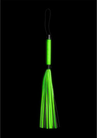⁨Ouch! Glow in the Dark bicz z frędzlami świecący zielony⁩ w sklepie Wasserman.eu
