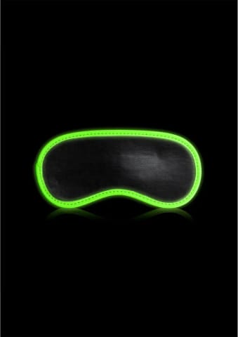 ⁨Ouch! Maska na oczy Glow in the Dark fluorescencyjna zielona⁩ w sklepie Wasserman.eu