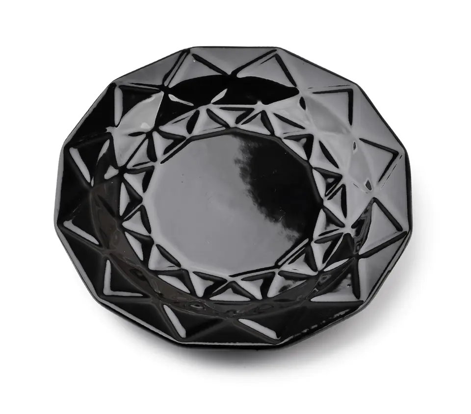 ADEL BLACK Talerz deserowy 19,5cm w sklepie Wasserman.eu
