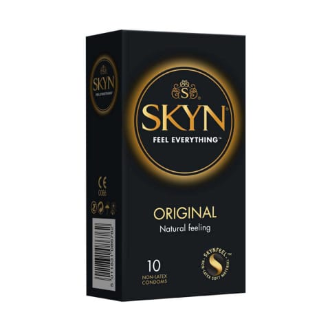 ⁨Manix Skyn Prezerwatywy SKYNFEEL 10 sztuk ultra cienkie bez lateksu⁩ w sklepie Wasserman.eu