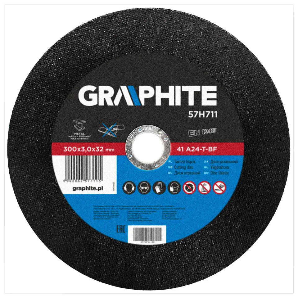 ⁨Tarcza tnąca do metalu 300 x 3.0 x 32.0 mm, 41 A24-T-BF⁩ w sklepie Wasserman.eu
