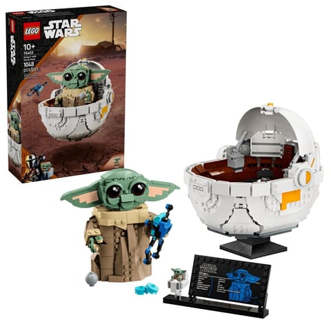 ⁨Bricks Star Wars 75403 Grogu with Hover Pram⁩ at Wasserman.eu