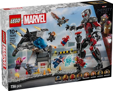 ⁨Blocks Super Heroes 76314 Captain America: Civil War Action Battle⁩ at Wasserman.eu