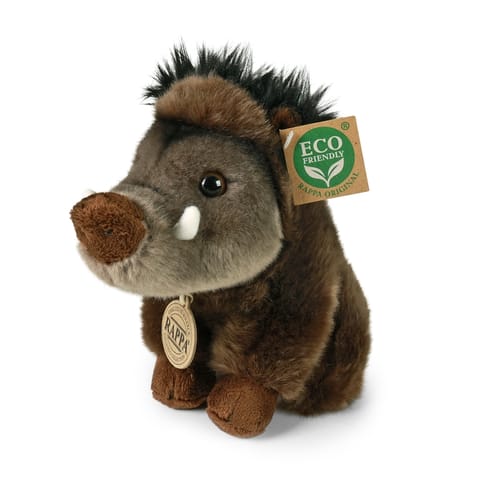 ⁨Rappa - Pluszowa maskotka siedzący Dzik 18 cm Eco-Friendly⁩ w sklepie Wasserman.eu