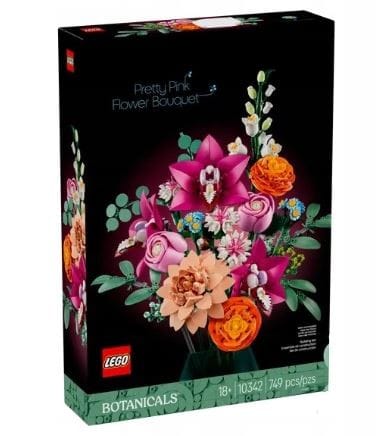 ⁨Klocki Botanicals 10342 Piękny bukiet różowych kwiatów⁩ at Wasserman.eu