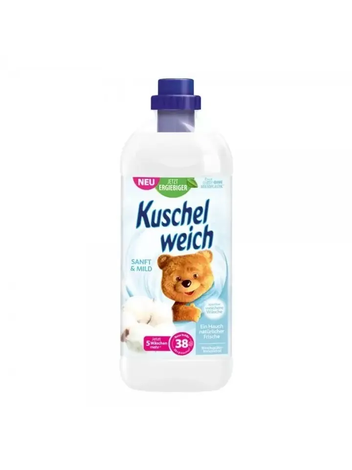 ⁨KUSCHELWEICH Rinse 1L Sanft&Mild 38P⁩ at Wasserman.eu