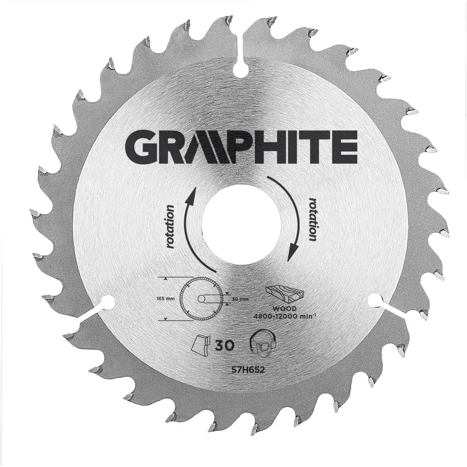 ⁨Saw blade, forklift, 165 x 30 mm, 30 teeth⁩ at Wasserman.eu