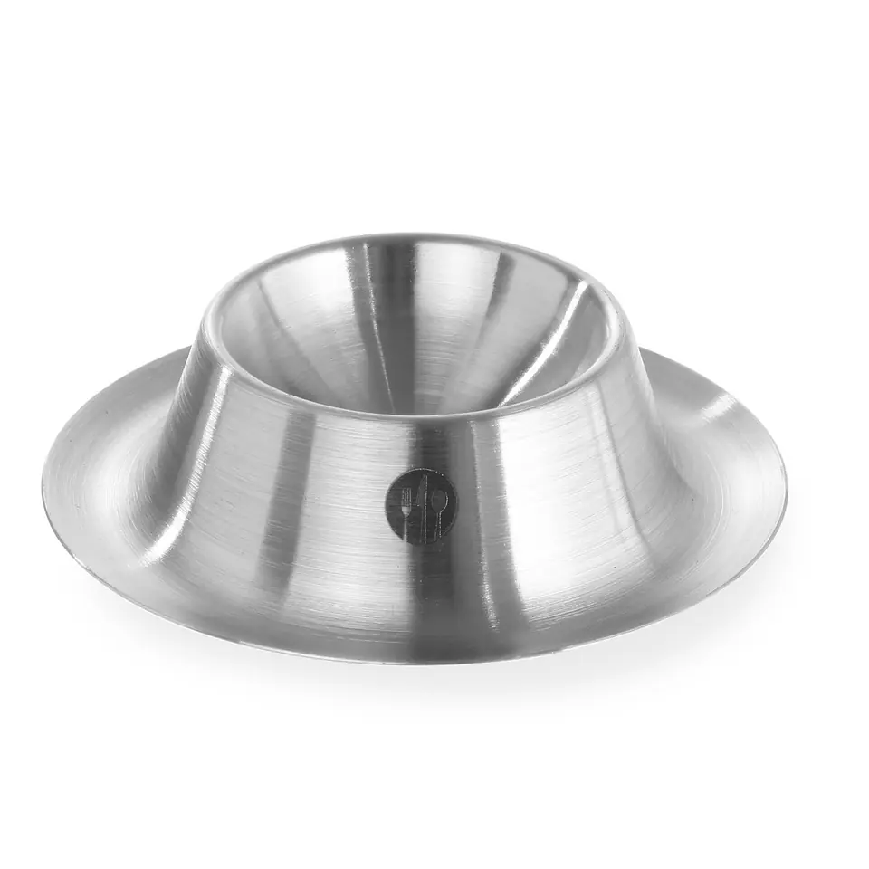 ⁨Glass stand with edge for egg stainless steel set 6pcs. - Hendi 441466⁩ at Wasserman.eu