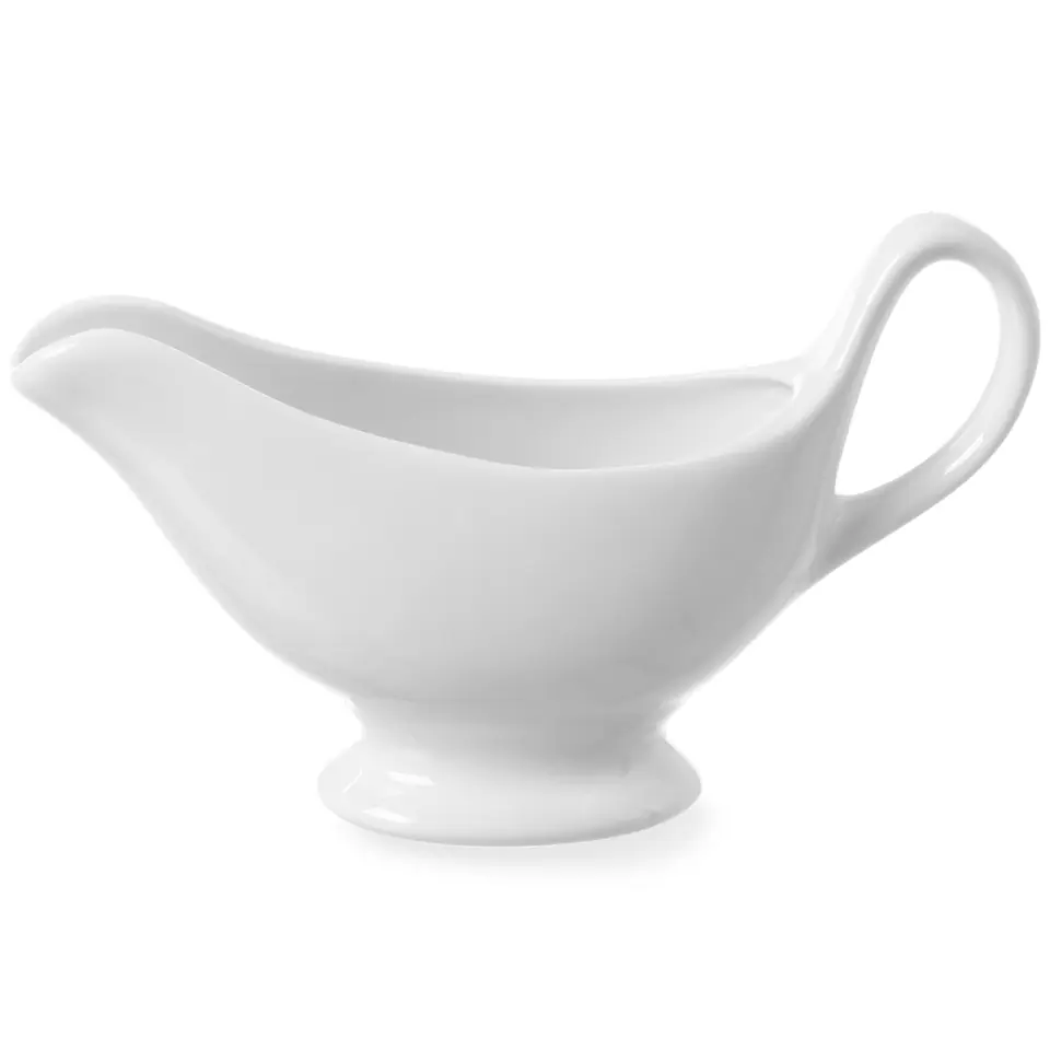 ⁨Sosjerka miseczka do sosów 180x55x130mm biała porcelana - DaVinci 786437⁩ w sklepie Wasserman.eu