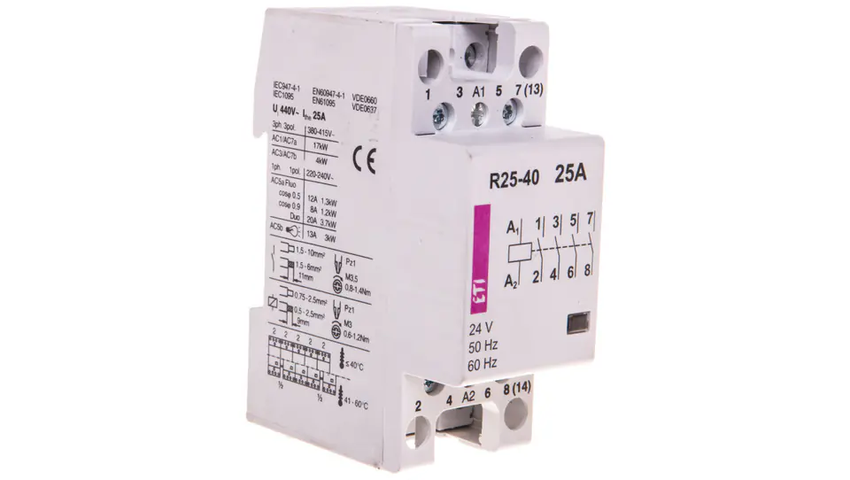 ⁨Modular contactor 25A 24V AC 4Z 0R 25-40 24V 002462311⁩ at Wasserman.eu