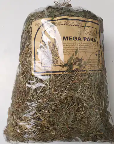 ⁨WIO-MAR Jaśkowe sianko z liściem truskawki Mega Paka 1kg⁩ w sklepie Wasserman.eu