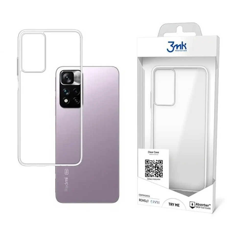 ⁨3MK All-Safe AC Xiaomi Redmi Note 11 5G Armor Case Clear⁩ at Wasserman.eu