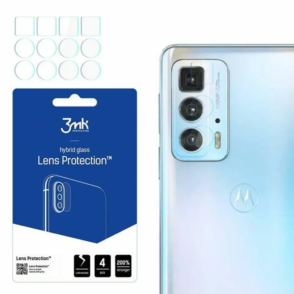⁨3MK Lens Protect Motorola Edge 20 Ochrona na obiektyw aparatu 4szt⁩ w sklepie Wasserman.eu