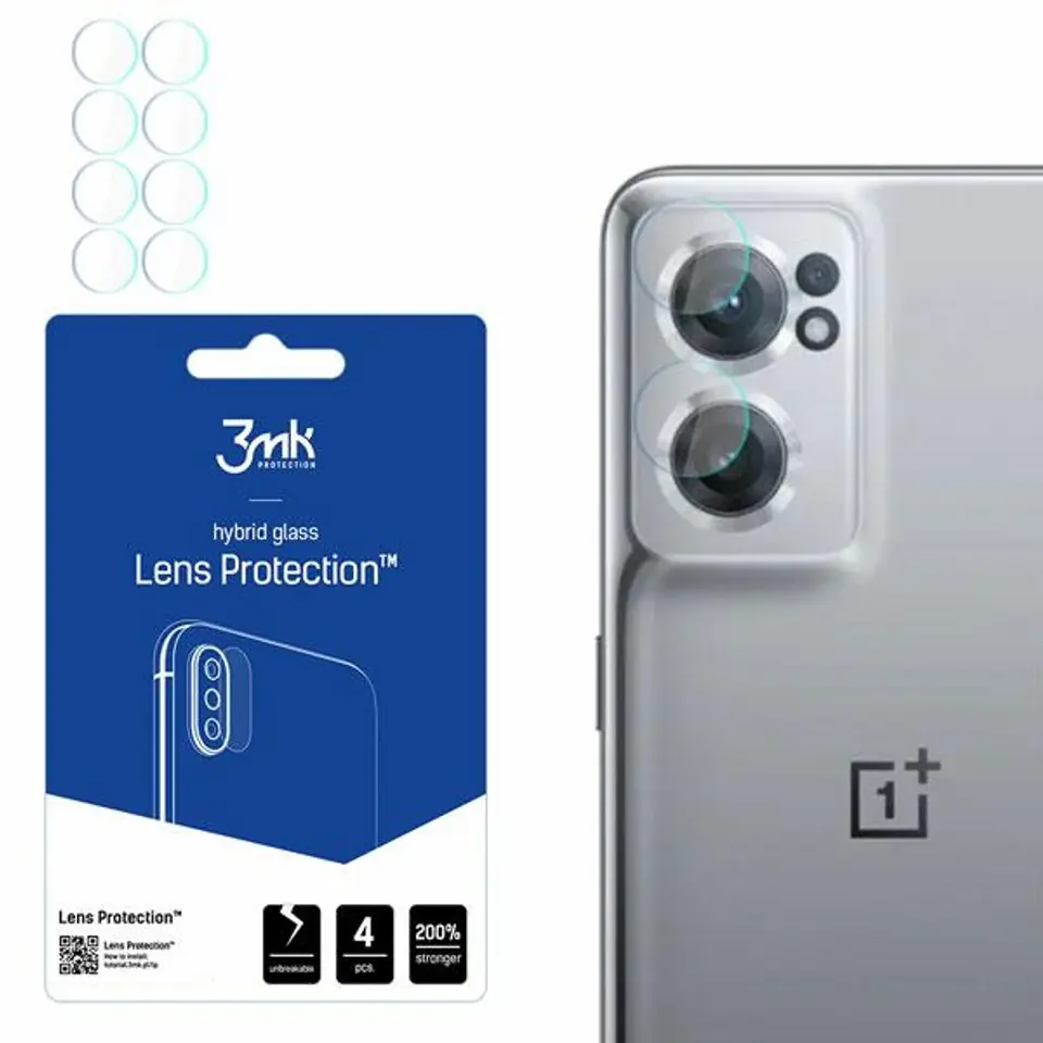 ⁨3MK Lens Protect OnePlus Nord CE 2 5G Camera Lens Protection 4pcs⁩ at Wasserman.eu