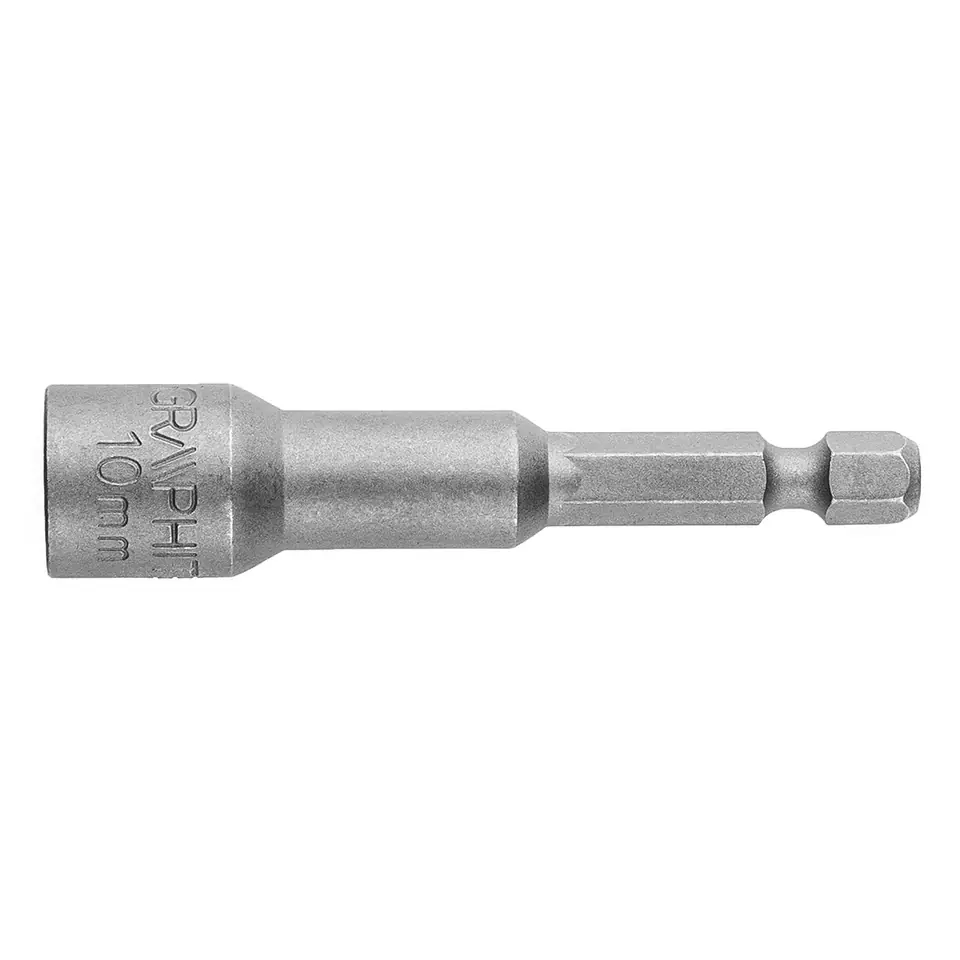 ⁨Nasadka magnetyczna 10 x 65 mm, trzpień 1/4"⁩ w sklepie Wasserman.eu