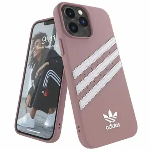 ⁨Adidas OR Moulded Case PU iPhone 13 Pro Max 6,7" różowy/pink 47809⁩ w sklepie Wasserman.eu