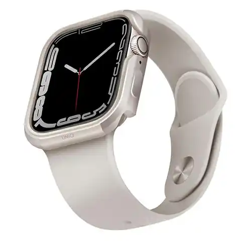 ⁨UNIQ case Valencia Apple Watch Series 4/5/6/7/SE 40/41mm. Starlight⁩ at Wasserman.eu