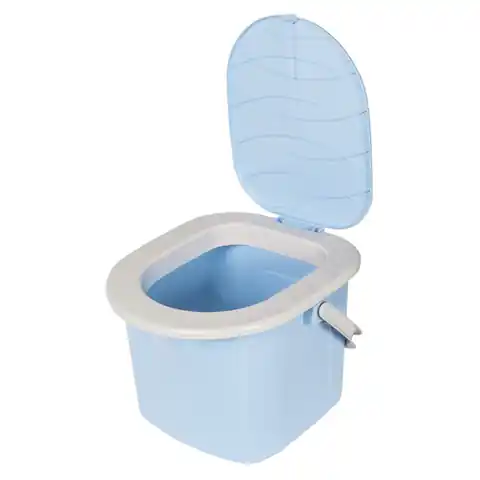 ⁨Tourist toilet bucket 15,5l BranQ blue⁩ at Wasserman.eu