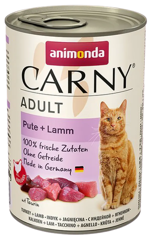 ⁨ANIMONDA Carny Adult turkey and lamb can 400 g⁩ at Wasserman.eu