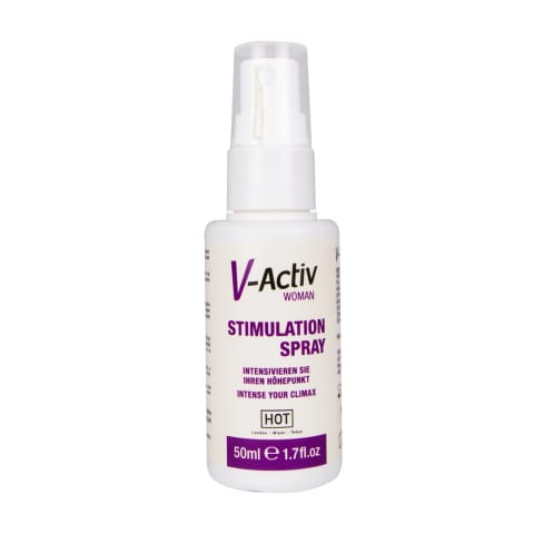 ⁨HOT V-Activ Spray dla kobiet stymulujący 50 ml aplikator higieniczny⁩ w sklepie Wasserman.eu