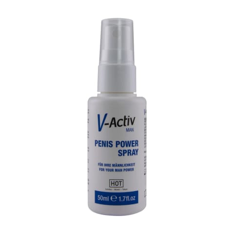 ⁨HOT V-Activ Men Power Spray dla mężczyzn z ekstraktem z miłorzębu 50 ml⁩ w sklepie Wasserman.eu