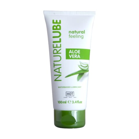 ⁨Hot Nature Lube Aloe Vera - lubrykant wodny, delikatny, 100 ml⁩ w sklepie Wasserman.eu