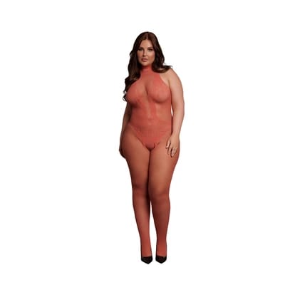 ⁨Le Desir Bodystocking Queen Size siateczka i koronka XL-4XL⁩ w sklepie Wasserman.eu