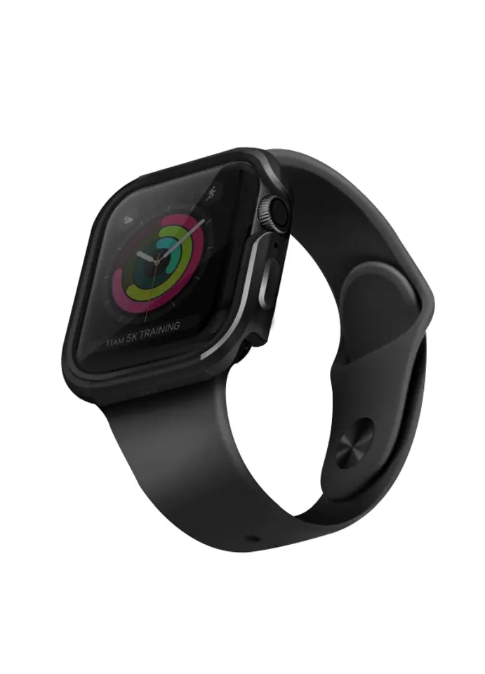 ⁨UNIQ case Valencia Apple Watch Series 4/5/6/SE 40mm. grey/gunmetal grey⁩ at Wasserman.eu