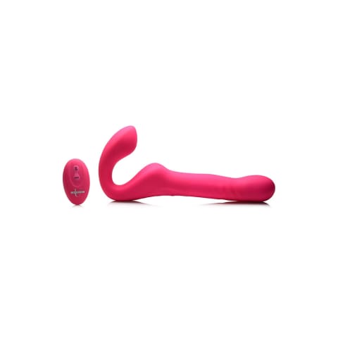 ⁨XR Brands Strap-On Unisex Wibrujący Model z Pilotem Bezprzewodowym⁩ w sklepie Wasserman.eu
