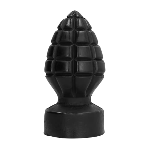 ⁨All Black  - Korek analny, granat  14 cm⁩ w sklepie Wasserman.eu