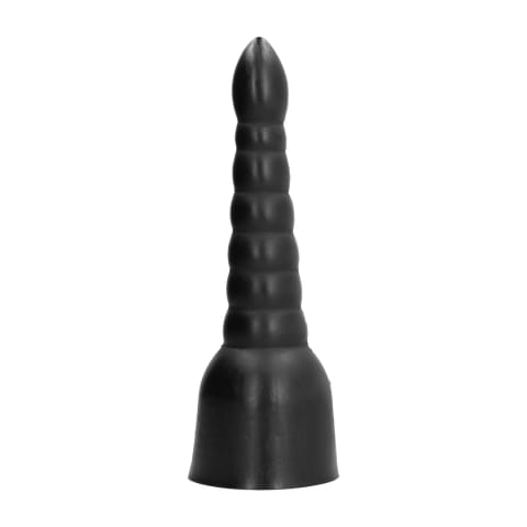 ⁨All Black - Dildo, rożek 34 cm⁩ w sklepie Wasserman.eu