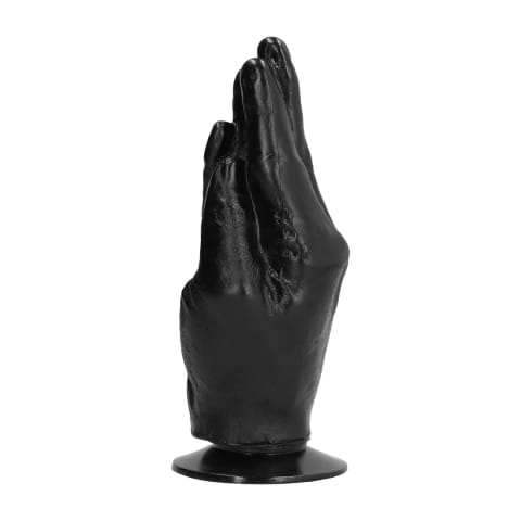 ⁨All Black - Dildo wykończone dłonią, 21 cm⁩ w sklepie Wasserman.eu